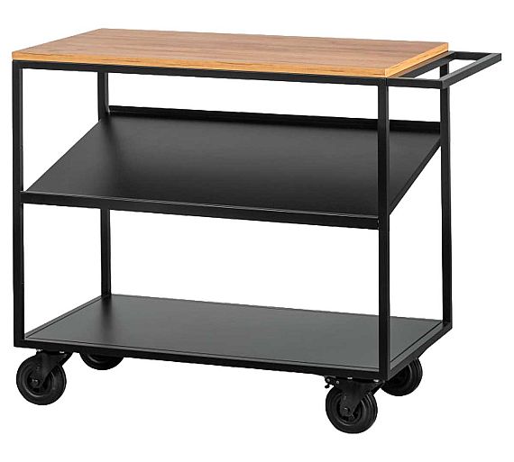 Pujadas Carro de Servicio Estantes Inclinados Dimensiones 90 x 50 x 88 cm