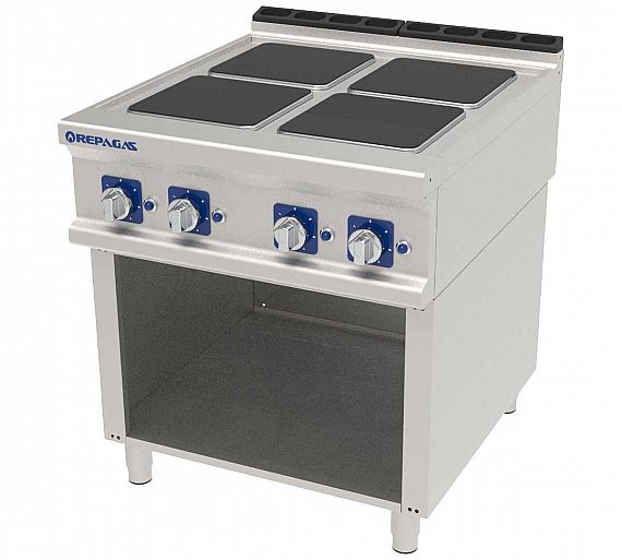 Repagas S900 Pro Line Cocina CE-940/S Eléctrica - Fondo 90 cm - 4 Placas