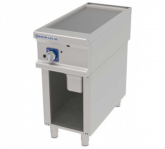 Repagas S900 Power Line Fry Top Acero S Gas - Fondo 90 cm - Potencia 10,5 o 21 kW