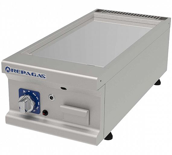 Repagas S900 Power Line Fry Top Cromo CDM Gas - Fondo 90 cm - Potencia 10,5 o 21 kW