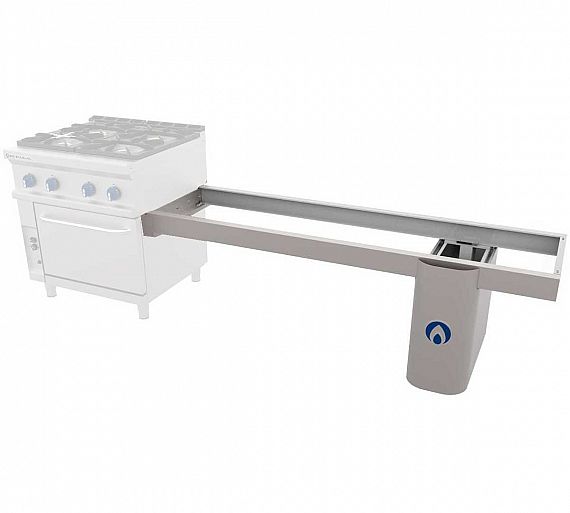 Repagas Serie 900 Soporte Puente 1 Pata Largo 160 a 360 cm