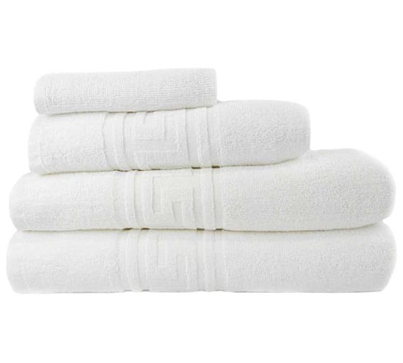 Royal Textile Toalla Greca 450 g 100% Algodón Rizo