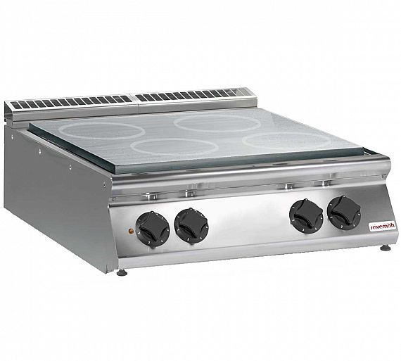 Savemah S900 Cocina 4 Placas Radiantes Eléctrica - Fondo 90 cm - Potencia 19,6 kW