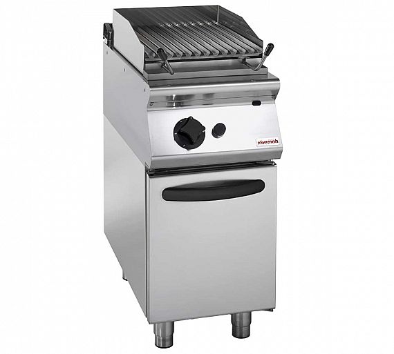 Savemah S900 Barbacoa Piedra Volcánica Mueble A Gas - Fondo 90 cm - 1 o 2 Quemadores