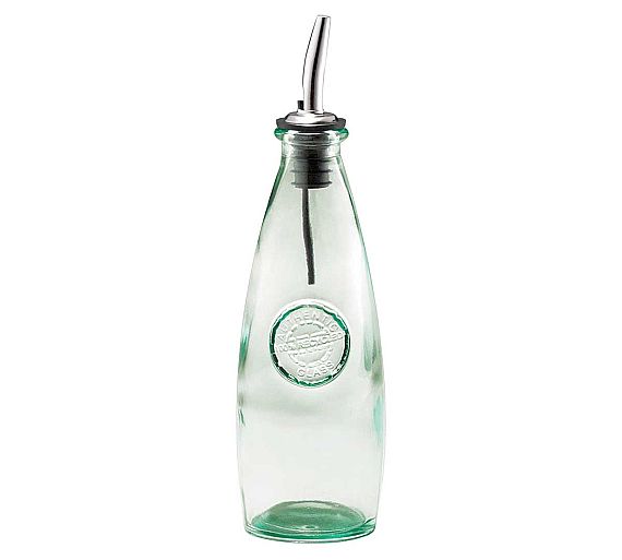 TableCraft Authentic Botella Aceite y Vinagre Vidrio y Tapa Inox