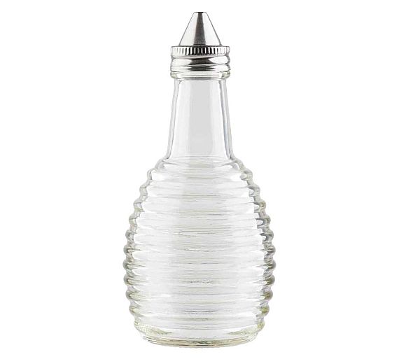 TableCraft Beehive Aceitera y Vinagrera Vidrio y Tapa Inox