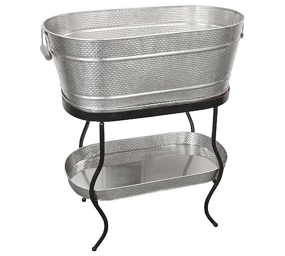 TableCraft Cubeta con Soporte Acero Inoxidable