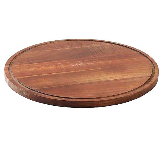Tablecraft Plato Redondo Tarta Madera de Acacia - Ø 31,5 cm