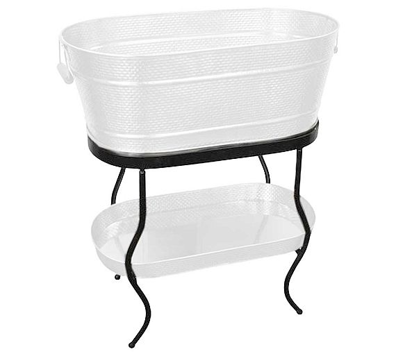 TableCraft Soporte para Cubeta Acero Galvanizado
