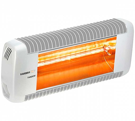 Tecna Estufa Radiante Varma Tandem Blanco Eléctrico Infrarrojo - Potencia 2 kW