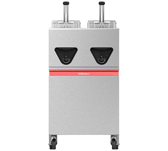 Valentine Freidora Core C2525 Eléctrica - Fondo 60 cm - 2 Cubas 9 litros