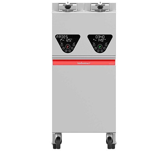 Valentine Freidora Core Smart 2200 Eléctrica - Fondo 60 cm - 2 Cubas 7 litros