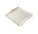 Foto Adrier Vajilla Melamina Terral Blanco Mármol Plato Cuadrado 28 x 28 cm