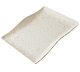 Foto Adrier Vajilla Melamina Terral Blanco Mármol Plato Rectangular 32 x 21 cm