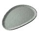 Foto Adrier Vajilla Melamina Terral Gris Plato Oval 25 x 15 cm