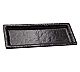 Foto Adrier Vajilla Melamina Terral Negro Bandeja Rectangular 24 x 10 cm