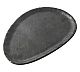 Foto Adrier Vajilla Melamina Terral Negro Plato Oval 30 x 20 cm