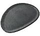 Foto Adrier Vajilla Melamina Terral Negro Plato Oval 35 x 25 cm