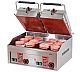 Casselin Parrilla de Contacto Eléctrica Clam Doble Placa Lisa - Ancho 66 cm - Potencia 12 kW