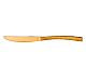 Foto Comas Cubertería Cheese Satín Gold Cuchillo Postre - 20 cm