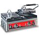 Foto GMG Grill Eléctrico Doble KG DE - Plancha Acanalada