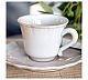 Costa Nova Alentejo Blanco Taza y Platillo Cerámica Gres - Capacidad 90 a 320 ml