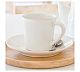 Costa Nova Blanco Taza y Platillo Cerámica Gres - Capacidad 190 a 330 ml