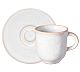Costa Nova Roda Blanco Taza y Platillo Cerámica Gres - Capacidad 78 a 330 ml