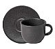 Costa Nova Roda Ardosia Taza y Platillo Cerámica Gres - Capacidad 195 ml