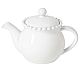 Costa Nova Tetera con Infusor Pearl Blanco Cerámica Gres - Capacidad 500 ml