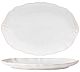 Foto Costa Nova Vajilla Gres Alentejo Blanco Bandeja Oval - 32,3 x 22,2 cm