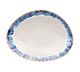 Foto Costa Nova Vajilla Gres Brisa Ria Blue Plato Oval - 15,4 x 12 cm