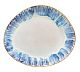 Foto Costa Nova Vajilla Gres Brisa Ria Blue Plato Oval - 26,6 x 22,5 cm
