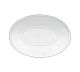 Foto Costa Nova Vajilla Gres Friso Blanco Bandeja Oval - 19,7 x 21 cm