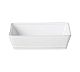 Foto Costa Nova Vajilla Gres Friso Blanco Molde Rectangular - 20,2 x15,2 cm