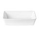 Foto Costa Nova Vajilla Gres Friso Blanco Molde Rectangular - 25,3 x18,6 cm