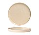 Foto Costa Nova Vajilla Gres Lagoa Beige Plato Llano Aperitivo - Ø 16,2 cm