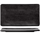 Foto Costa Nova Vajilla Gres Roda Negro Bandeja Rectangular - 28,2 x 15,9 cm