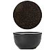 Foto Costa Nova Vajilla Gres Roda Negro Plato Pillow Alto - Ø 12,6 cm