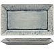 Foto Costa Nova Vajilla Gres Madeira Gris Bandeja Rectangular - 40,4 x 24 cm