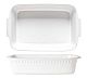 Foto Costa Nova Vajilla Gres Pearl Blanco Bandeja Rectangular - 32,7 x 20,6 cm