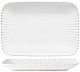 Foto Costa Nova Vajilla Gres Pearl Blanco Bandeja Rectangular - 39,6 x 28 cm