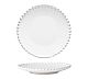 Foto Costa Nova Vajilla Gres Pearl Blanco Plato Llano - Ø 17 cm