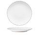 Foto Costa Nova Vajilla Gres Pearl Blanco Plato Llano - Ø 22 cm