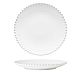 Foto Costa Nova Vajilla Gres Pearl Blanco Plato Llano - Ø 24,9 cm
