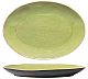 Foto Costa Nova Vajilla Gres Riviera Verde Frais Bandeja Oval - 39,9 x 29 cm