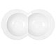 Foto Costa Verde Vajilla Porcelana Eclipse Plato Hondo Doble 32 x 9 cm