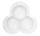 Foto Costa Verde Vajilla Porcelana Eclipse Plato Hondo Triple 26 cm
