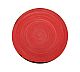 Foto Costa Verde Vajilla Porcelana Rústico Rojo Plato Coupe Llano Ø 28 cm