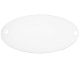 Foto Costa Verde Vajilla Porcelana Saturno Elíptico Plato Llano 38 x 19 cm